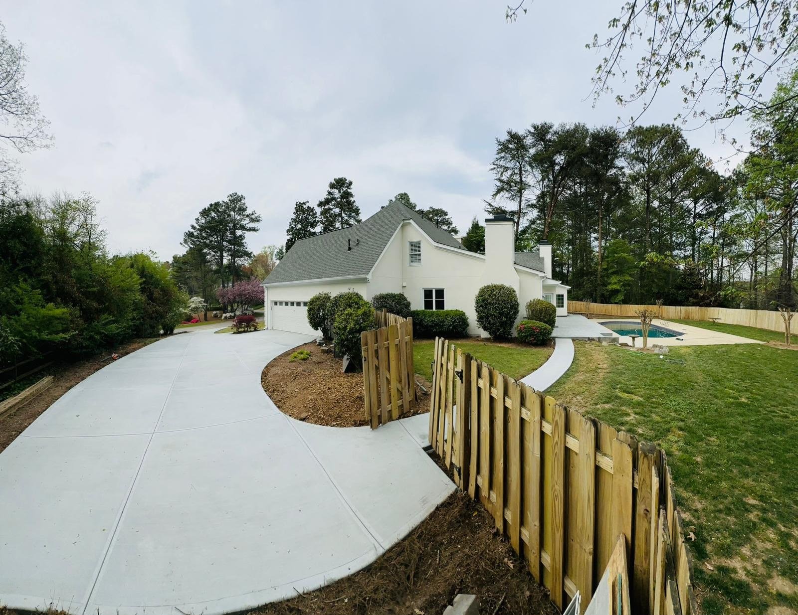Stamped Concrete Driveway